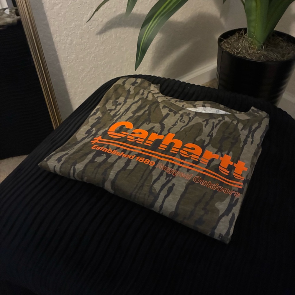 Carhartt Olive Camouflage Tee